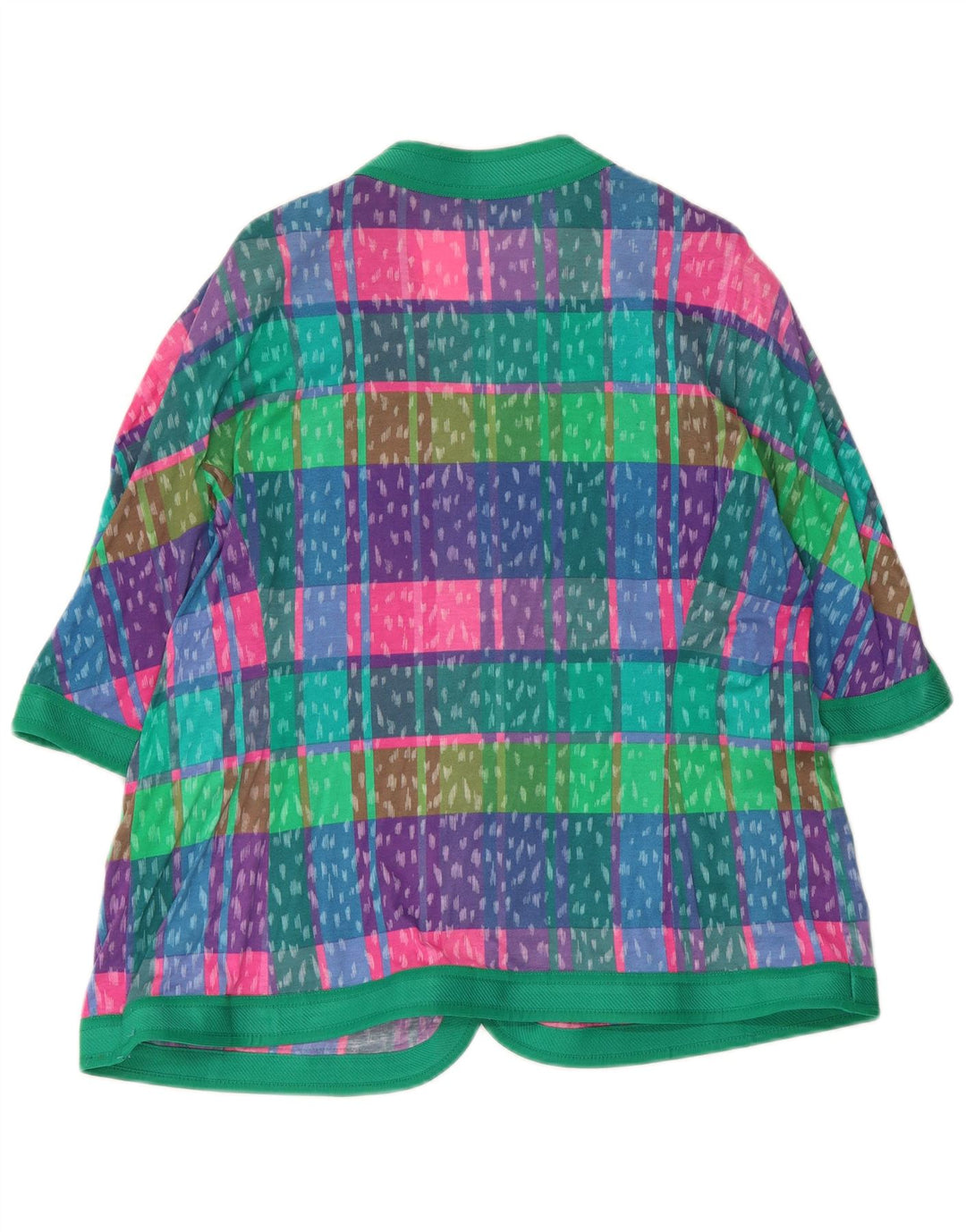 Jaqueta blazer feminina Liola com 4 botões Reino Unido 16 grande xadrez multicolorido