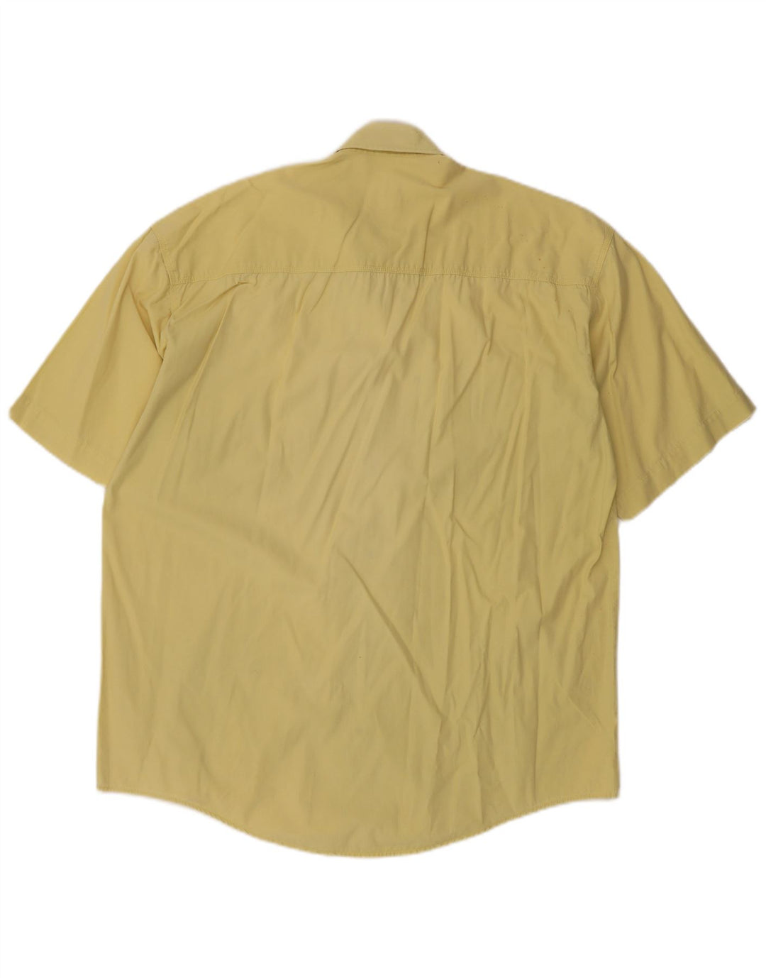 Camisa masculina de manga curta McNeal grande algodão amarelo