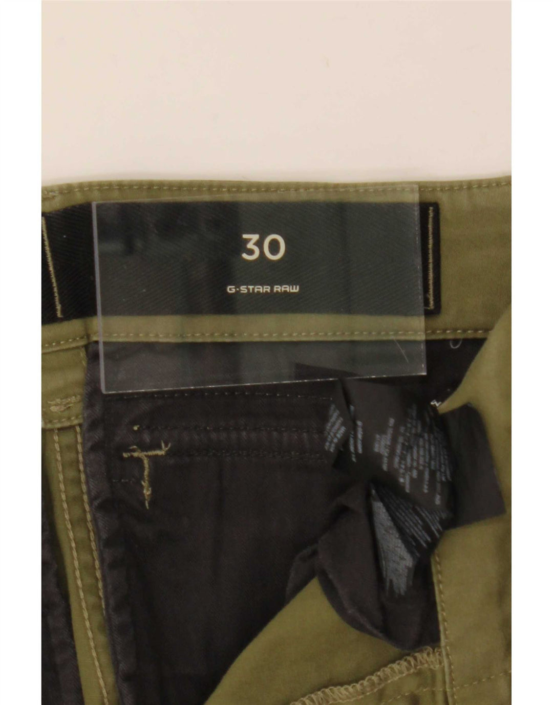 Shorts cargo masculino G-Star médio W30 cáqui