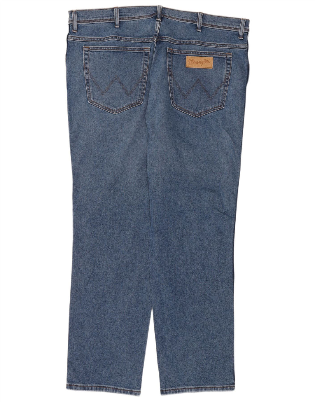 Wrangler Masculino Texas Slim Jeans W42 L30 Azul Algodão