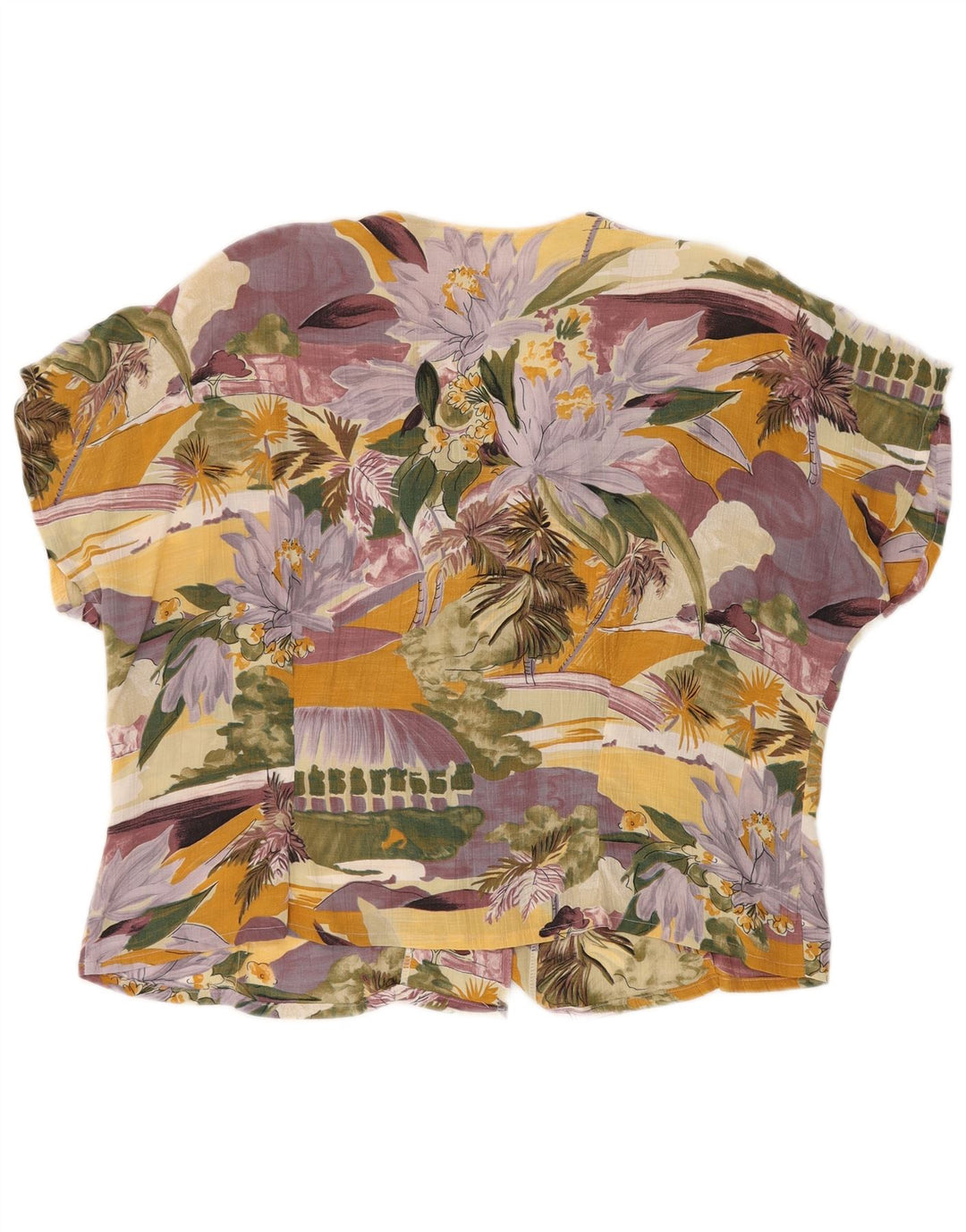Blusa feminina VINTAGE com estampa oversized UE 40 média multicolorida