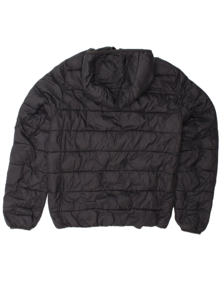 Jaqueta masculina acolchoada com capuz REFRIGUE UK 38 médio preto