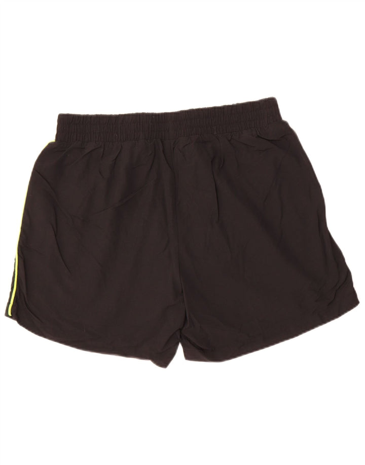 Lotto Mens Graphic Sport Shorts Médio Preto Nylon