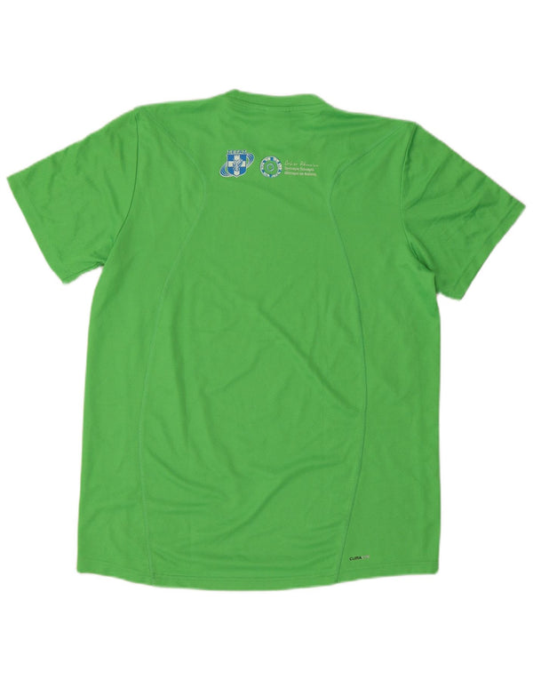 Camiseta Adidas Mens Aohna Graphic Top Verde Médio Poliéster