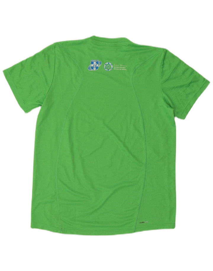 Camiseta Adidas Mens Aohna Graphic Top Verde Médio Poliéster
