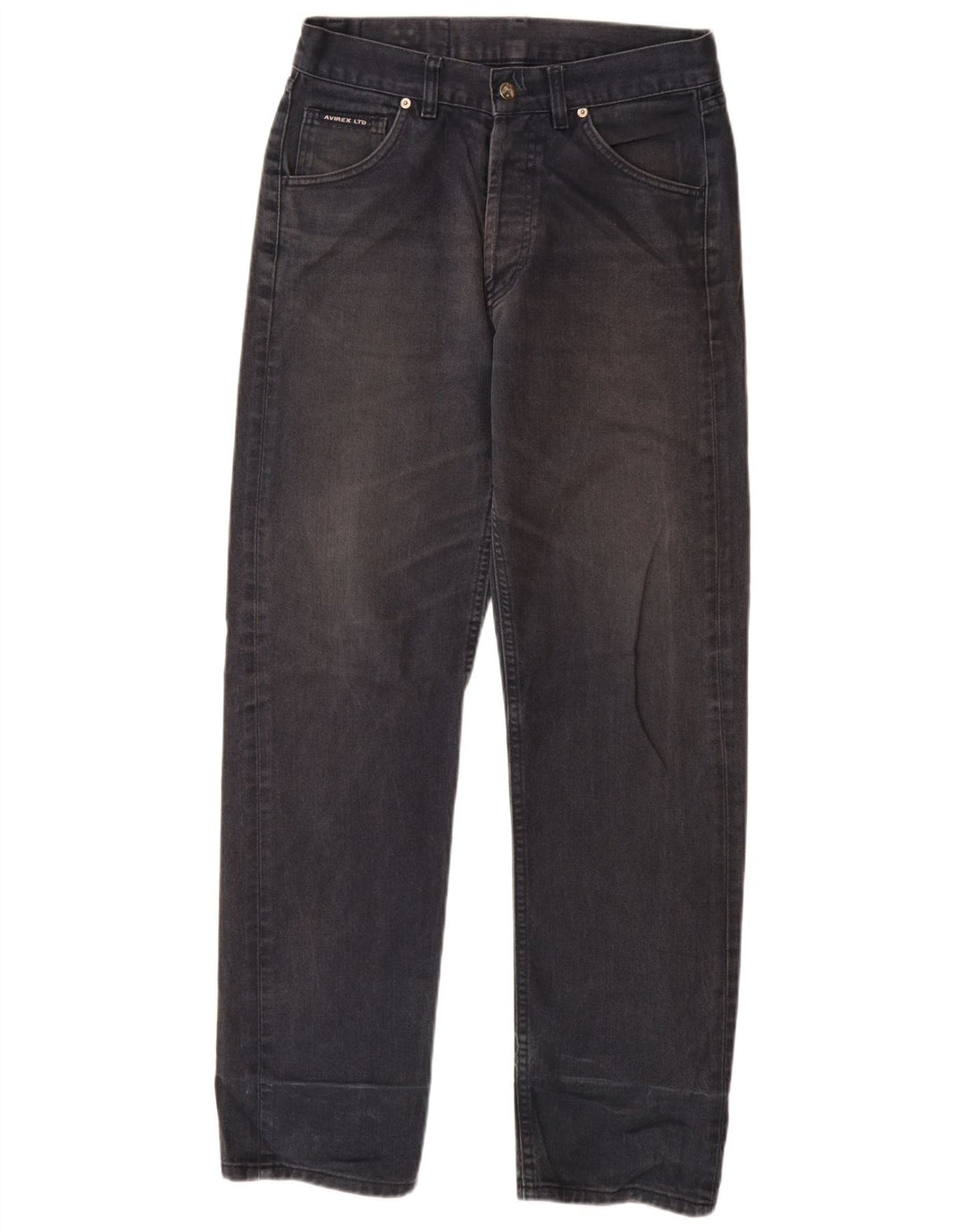 Avirex Jeans retos masculinos W30 L31 algodão azul marinho