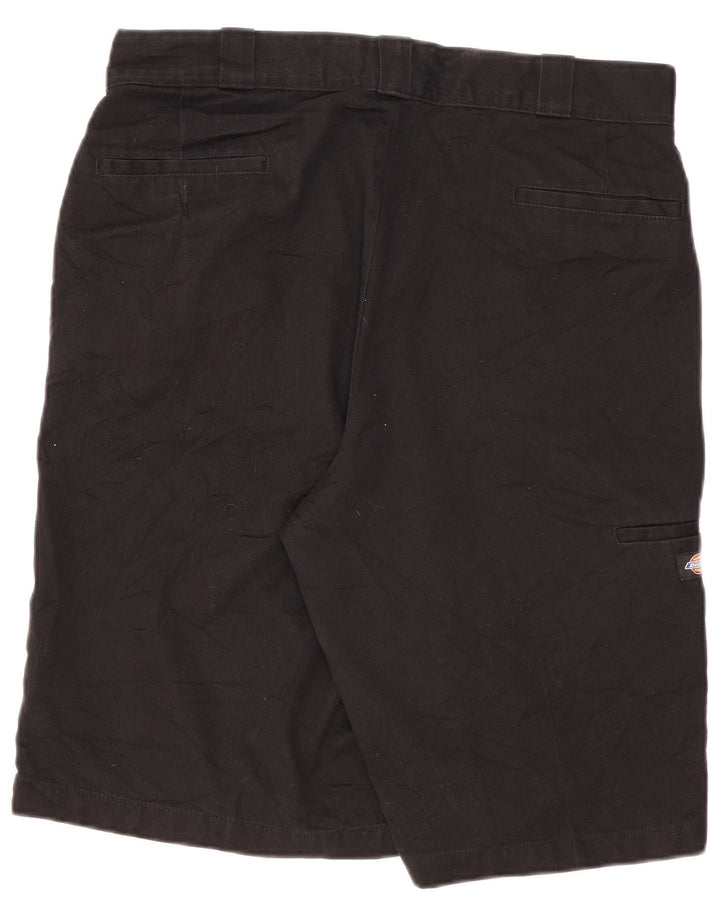 Shorts cargo masculino Dickies W36 grande poliéster preto