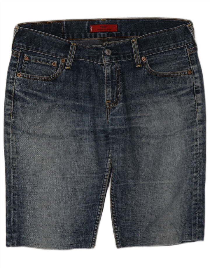 Shorts jeans feminino 557 da Levi's W32 grande algodão azul
