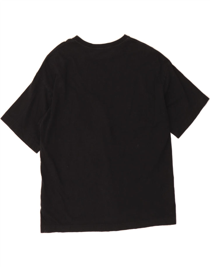 ALL SAINTS Mens Oversized T-Shirt Top Medium Black Cotton Vintage All Saints and Second-Hand All Saints from Messina Hembry 
