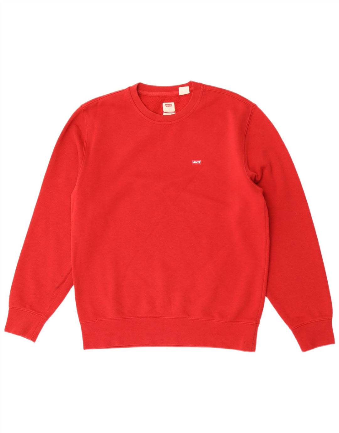 Levi's Masculino Padrão Moletom Jumper Pequeno Vermelho