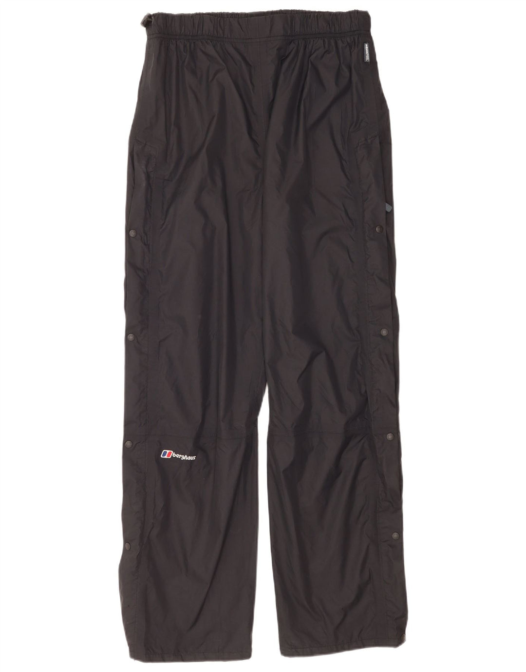 Calça feminina regular à prova d'água Berghaus UK 16 grande nylon preto