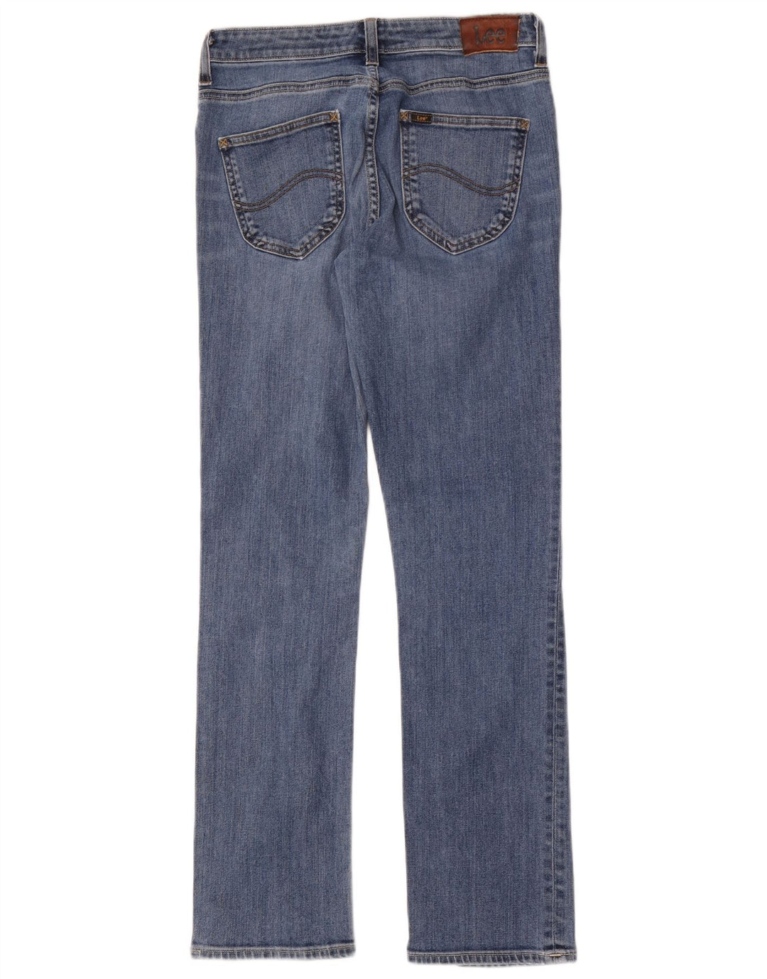 Lee Mens Marion Straight Jeans W29 L31 Azul Algodão