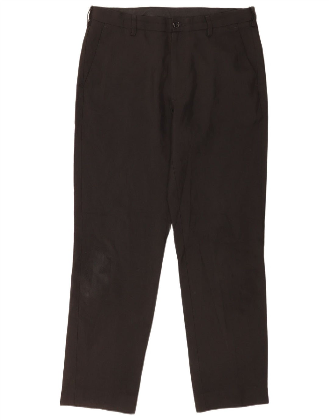 Calça Chino Masculina Marks & Spencer Regular Fit W32 L31 Poliéster Preto
