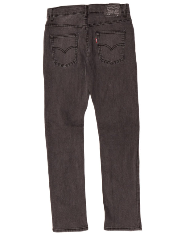 Jeans Levi's Boys 512 Slim Tapered 13-14 Anos W28 L29 Algodão Cinza
