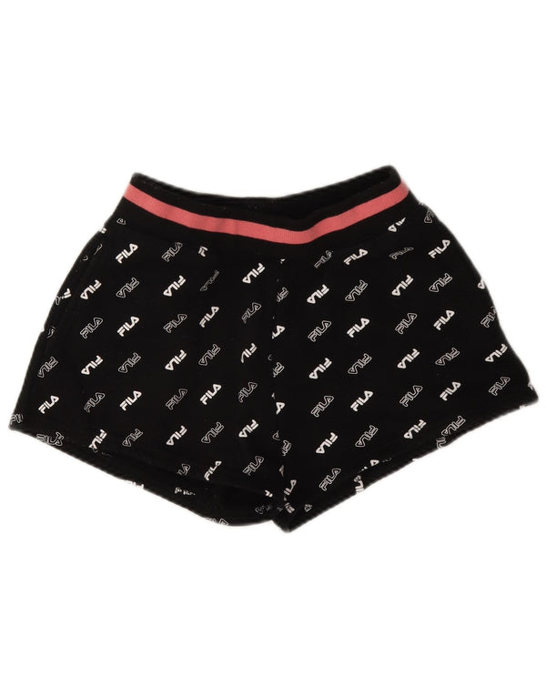 Shorts esportivo feminino Fila Graphic UK 6 XS preto poliéster