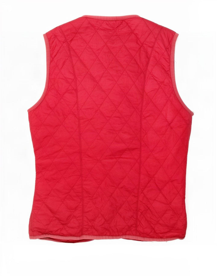 Colete acolchoado masculino Barbour UK 8 pequeno rosa