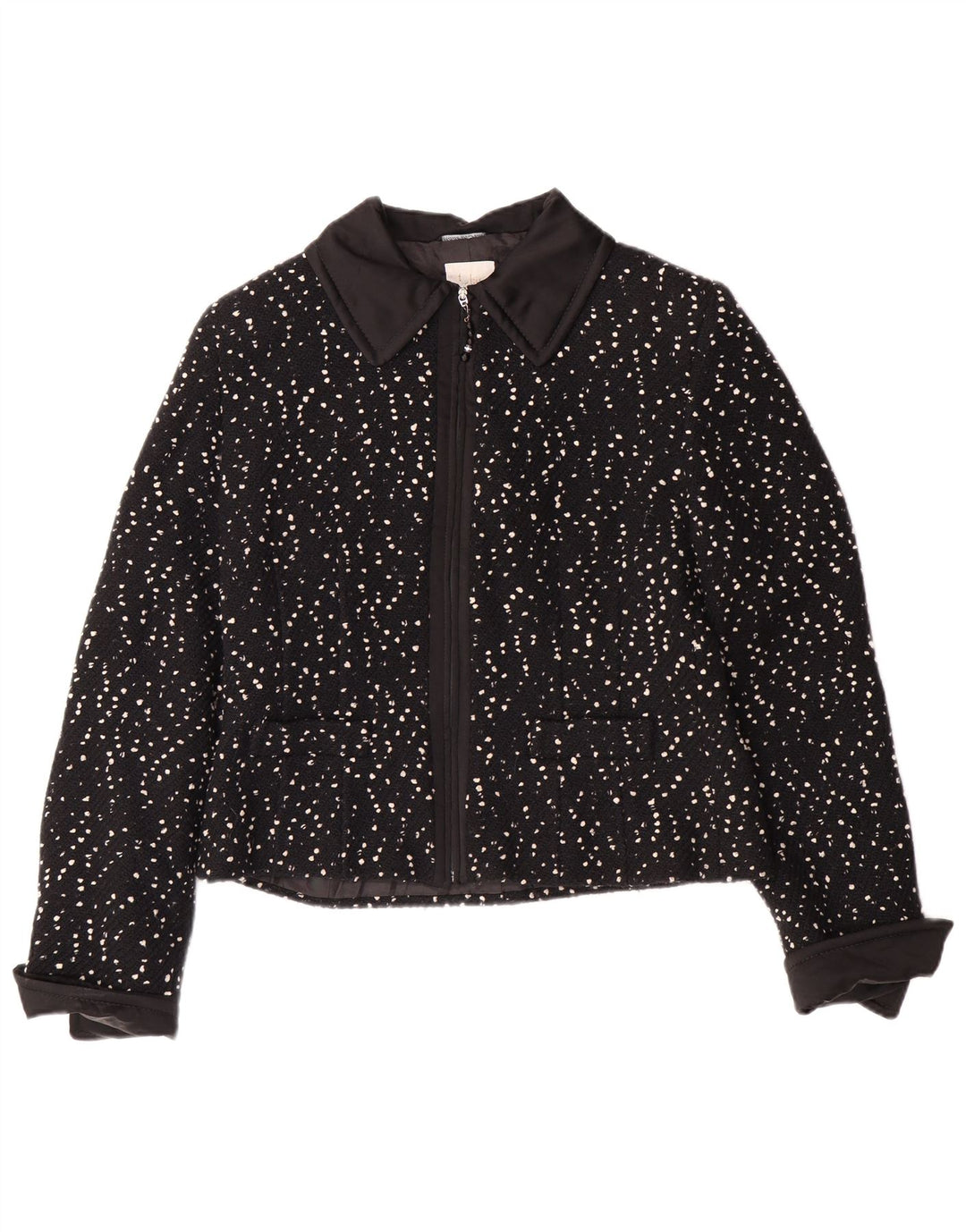 Bolero feminino RENATO BALESTRA IT 44 lã manchada preta média