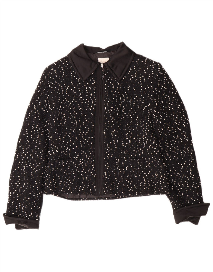 Bolero feminino RENATO BALESTRA IT 44 lã manchada preta média