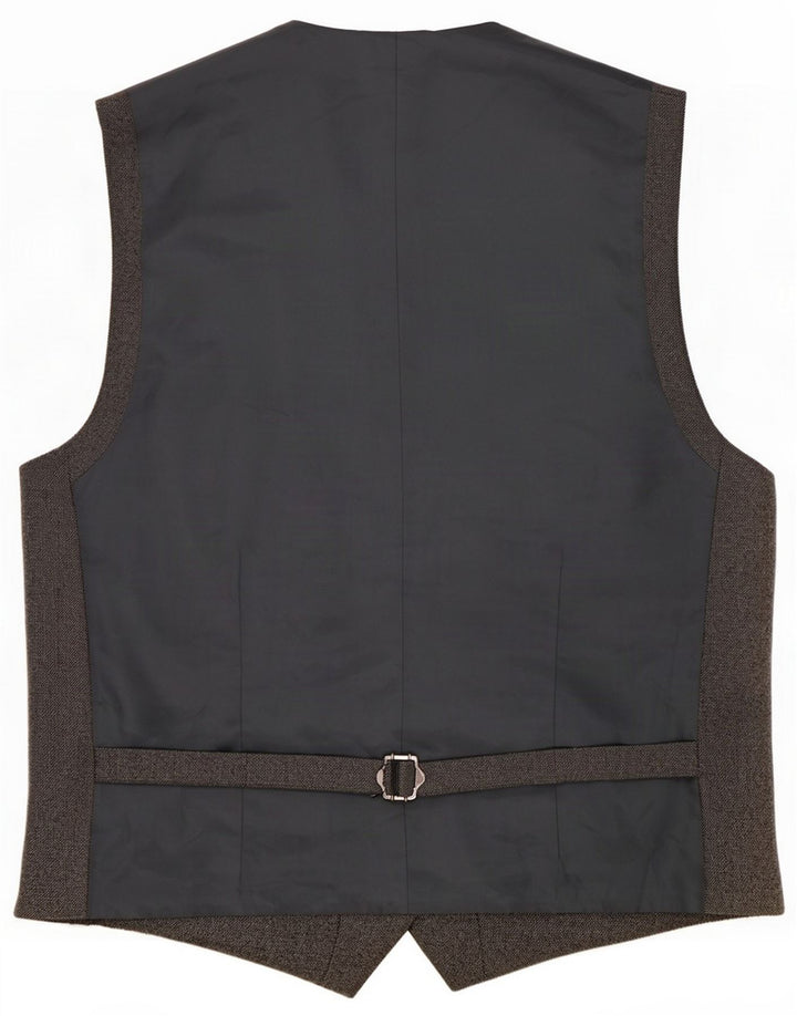 Colete masculino Marks & Spencer grande lã cinza