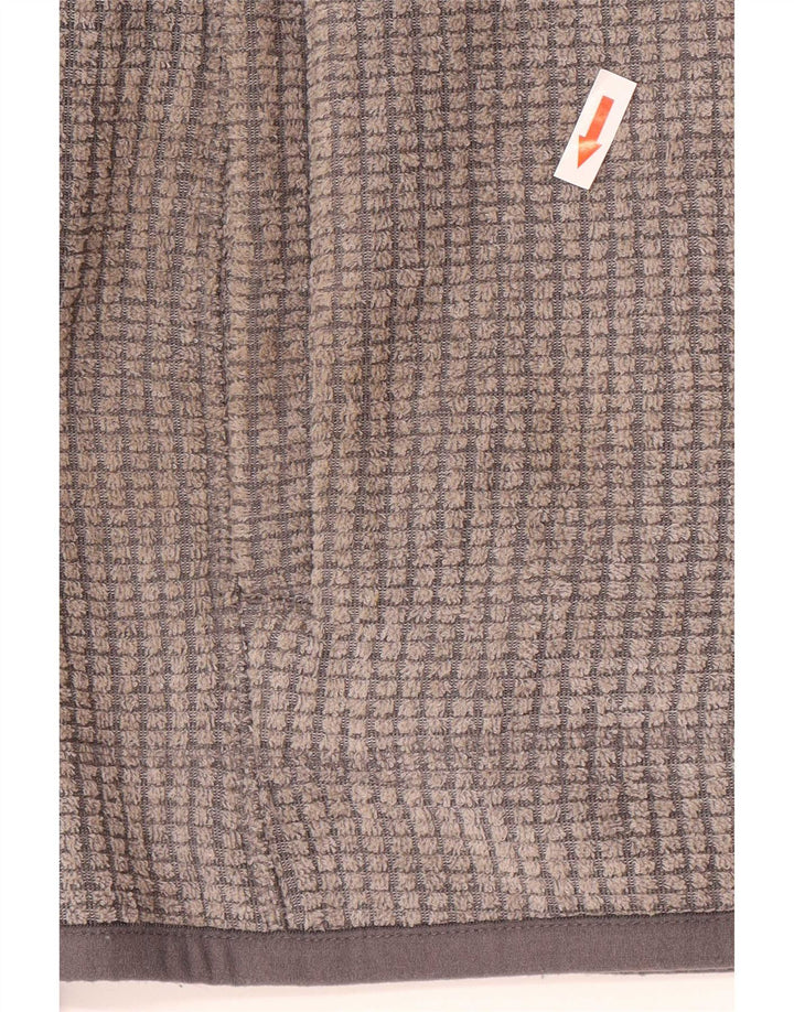 Jaqueta de lã masculina Weird Fish UK 42 XL poliéster cinza