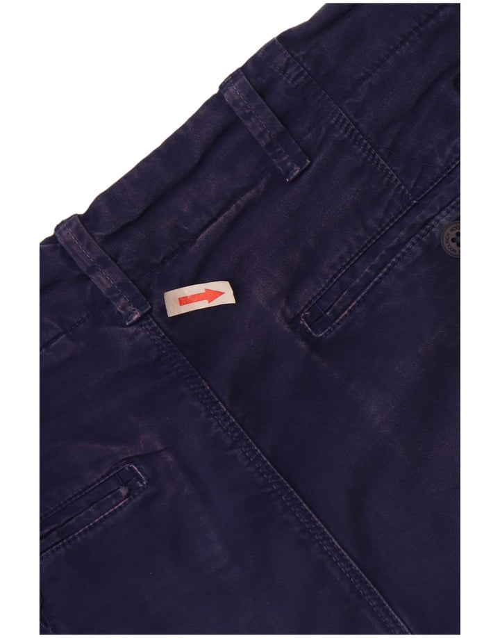 Shorts Chino Masculino Woolrich W30 Algodão Azul Marinho Médio
