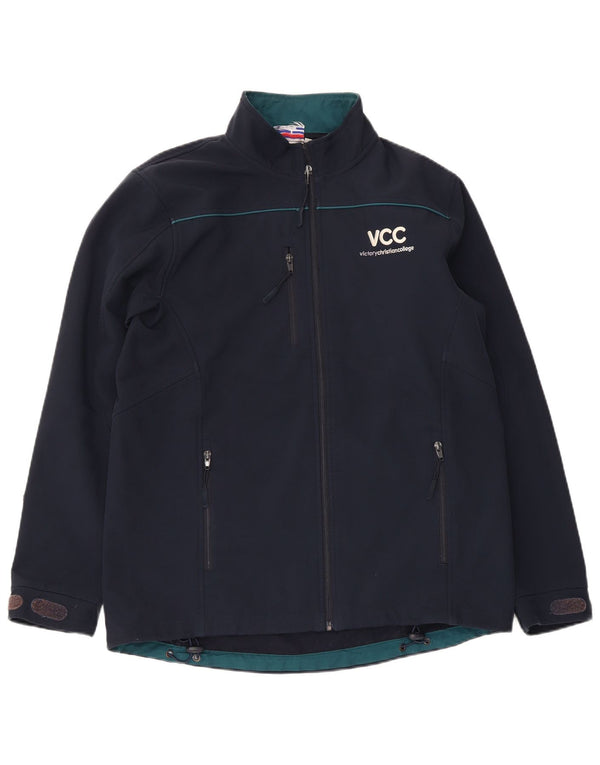 Jaqueta corta-vento masculina Champion UK 38 poliéster azul marinho médio
