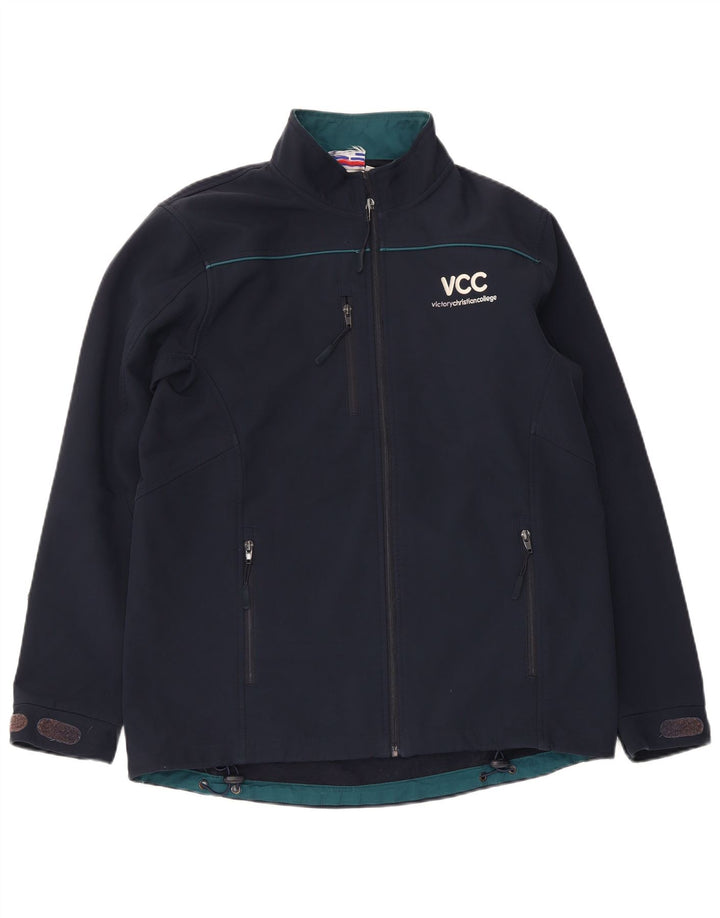 Jaqueta corta-vento masculina Champion UK 38 poliéster azul marinho médio