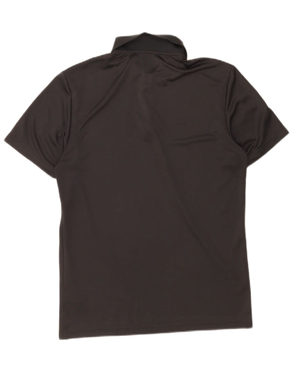 Camisa Polo Masculina Adidas Pequena Poliéster Preto Preto