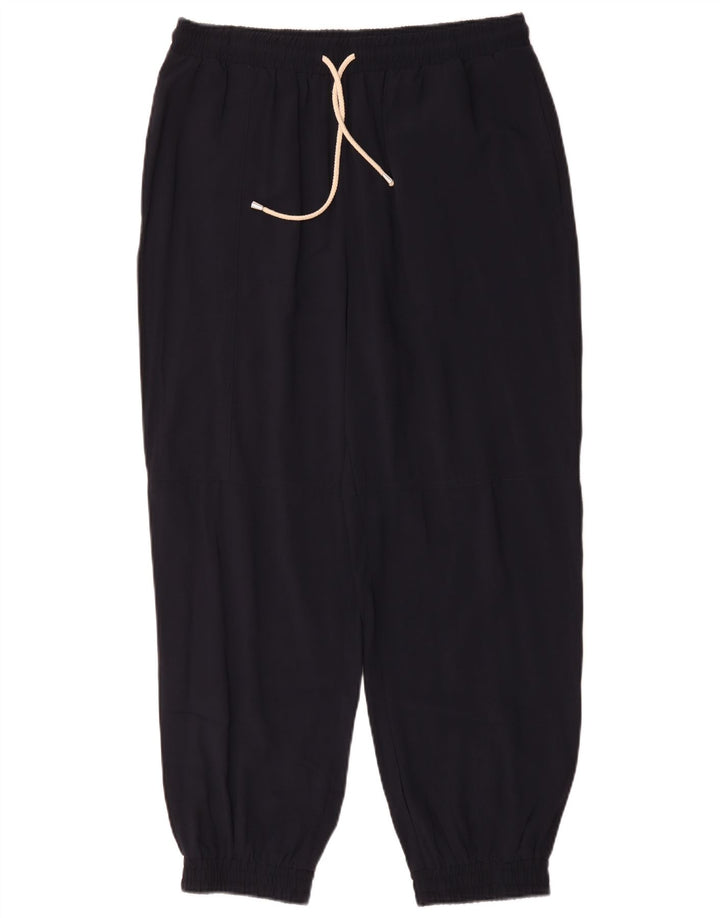 Calça de treino feminina Zara Joggers XL azul marinho poliéster