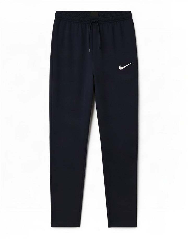 Calça de treino masculina Nike Dri Fit médio azul marinho poliéster
