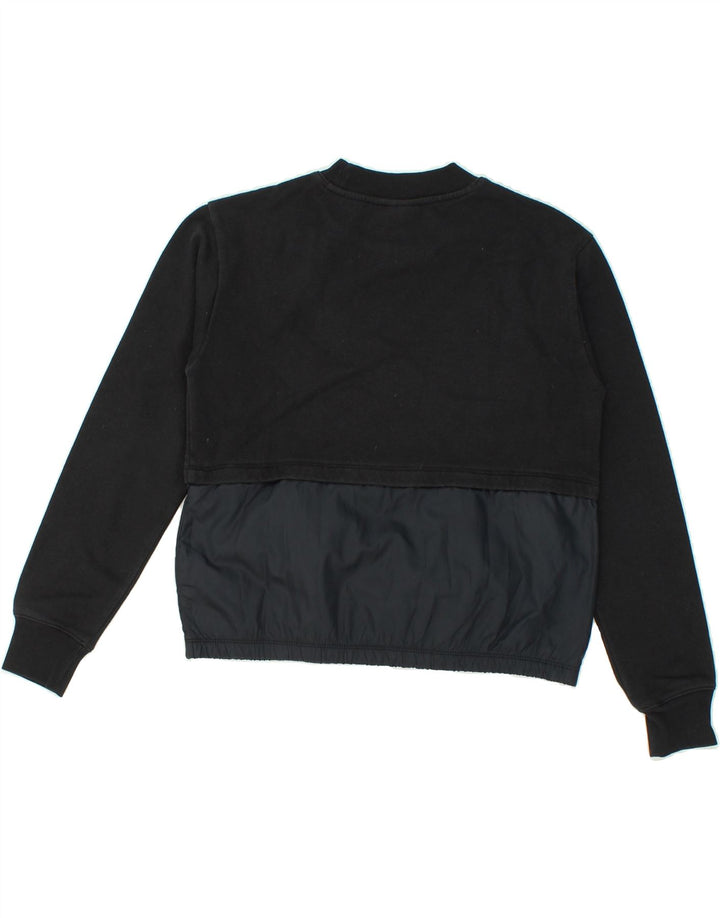 CHAMPION Girls Sweatshirt Jumper 13-14 Years XL Black Cotton Vintage Champion and Second-Hand Champion from Messina Hembry 