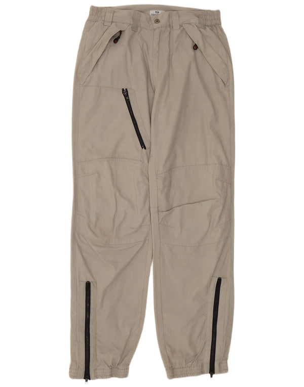 Sergio Tacchini Mens Joggers Cargo Calças IT 50 Grande W34 L32 Bege