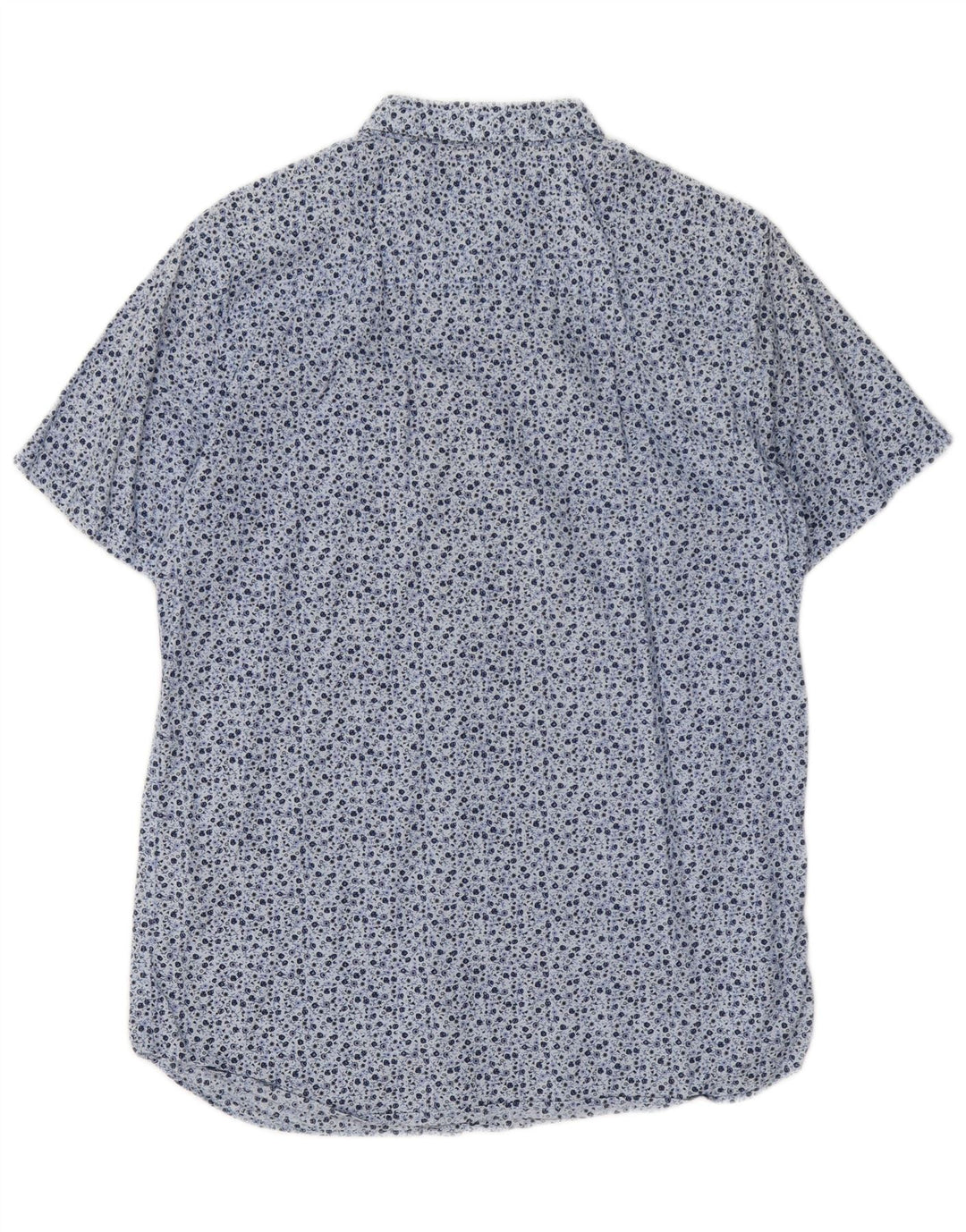 Camisa masculina de manga curta JACK & JONES grande algodão floral azul