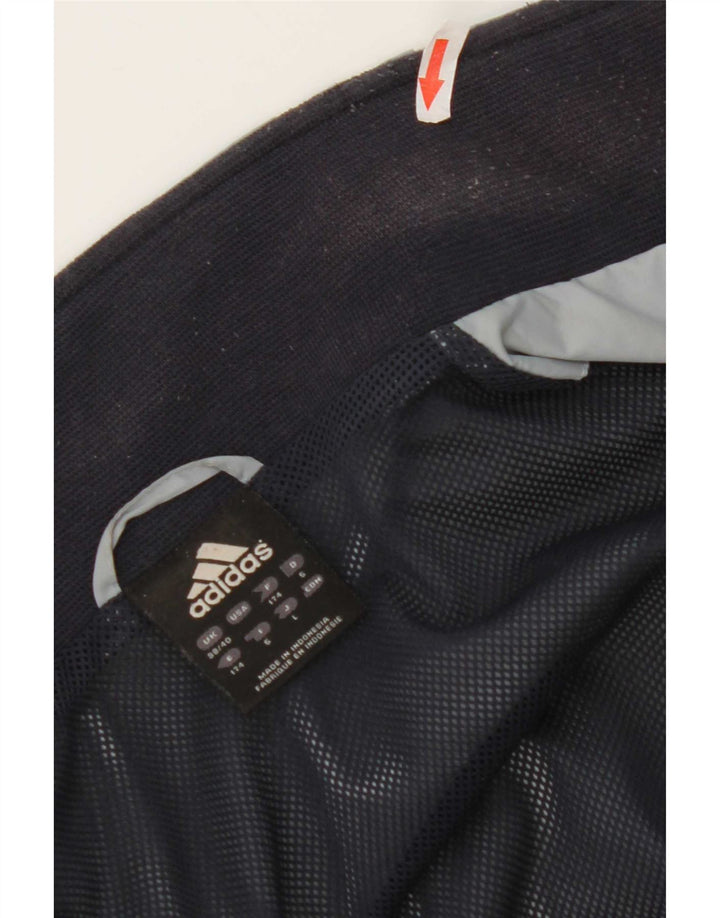 Adidas Mens Tracksuit Top Jacket UK 38/40 Médio Azul Marinho Colorblock