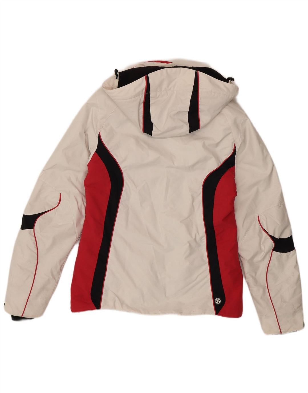 Jaqueta de esqui feminina com capuz Colmar IT 42 médio branco colorblock esportivo