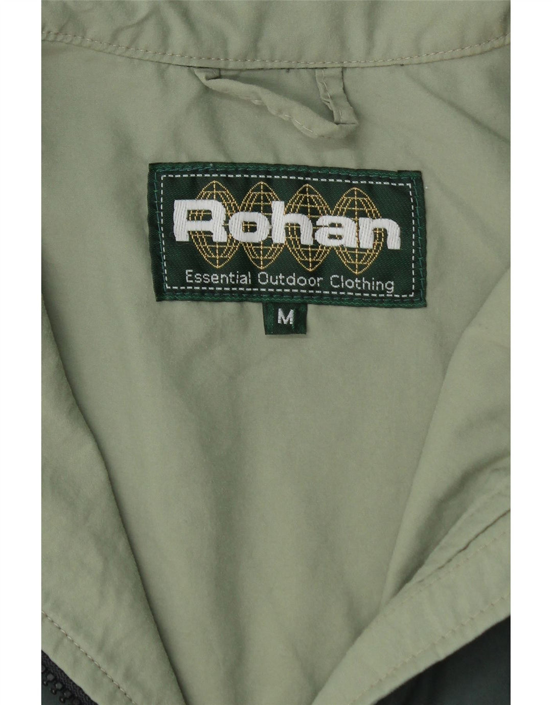 Jaqueta masculina Rohan Anorak UK 38 poliamida verde médio