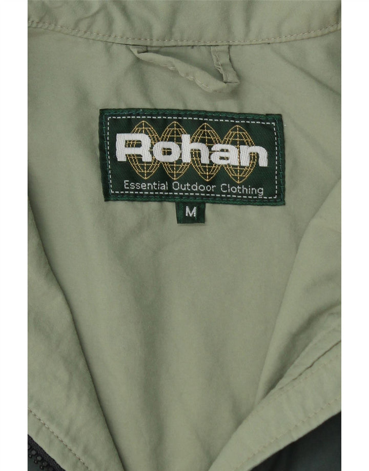 Jaqueta masculina Rohan Anorak UK 38 poliamida verde médio