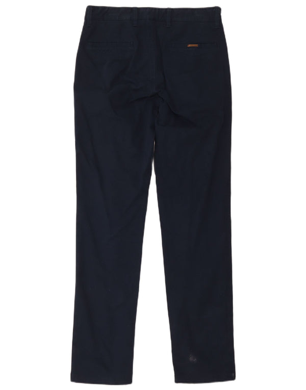 Calça Chino Masculina Massimo Dutti Casual Fit EU 38 Pequeno W30 L31 Azul Marinho