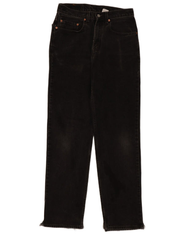 Calça jeans feminina Levi's 550 relaxada fit reta W31 L34 algodão preto