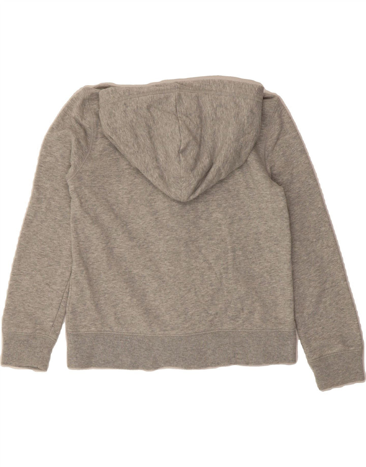 GAP Girls Graphic Zip Hoodie Sweater 7-8 Years Medium  Grey Cotton Vintage Gap and Second-Hand Gap from Messina Hembry 
