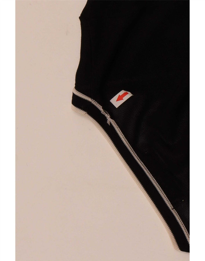 Suéter cardigã feminino Zara UK 12 médio preto colorblock rayon