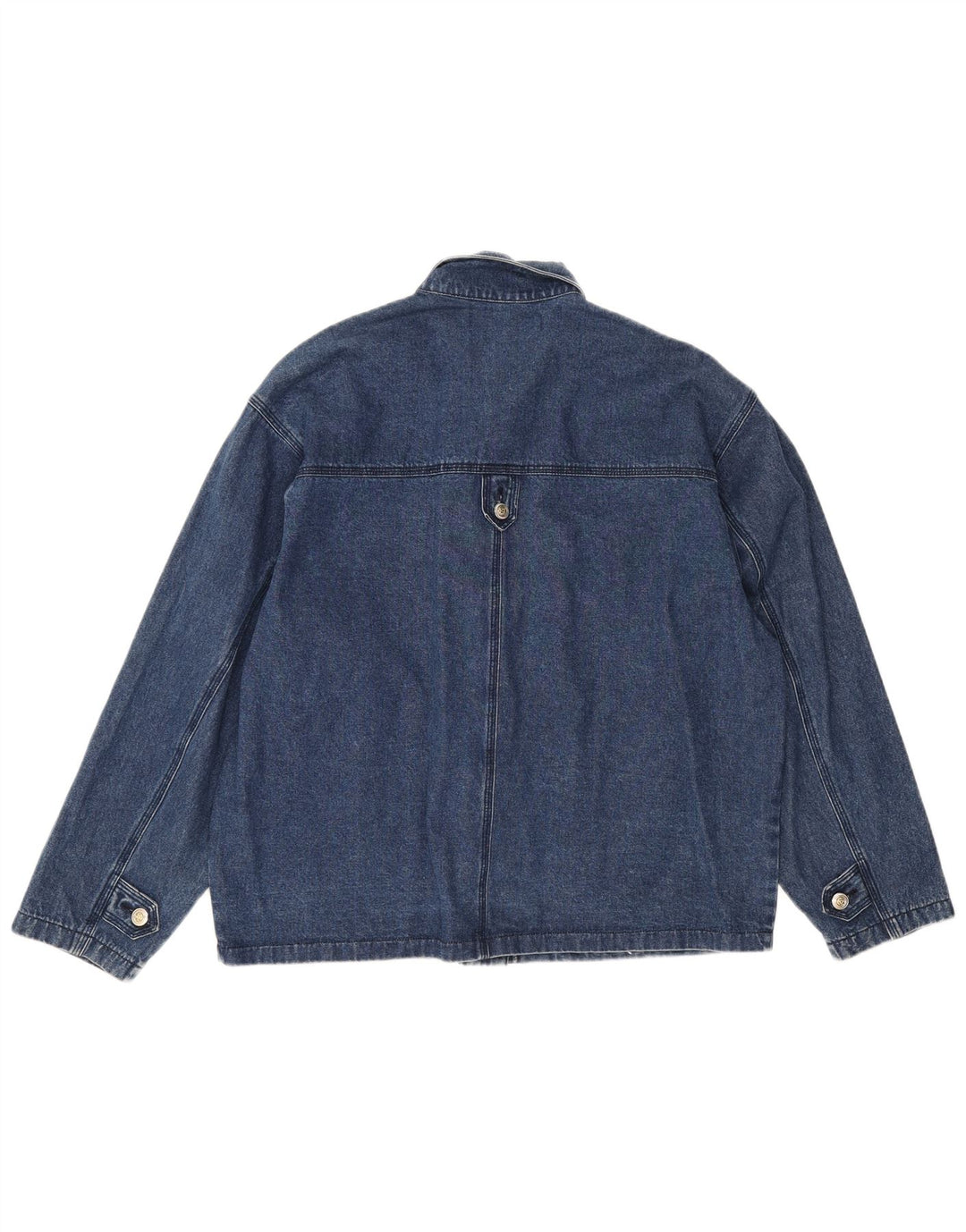 Jaqueta jeans feminina grande St. Bernard Reino Unido 14/16 grande algodão azul