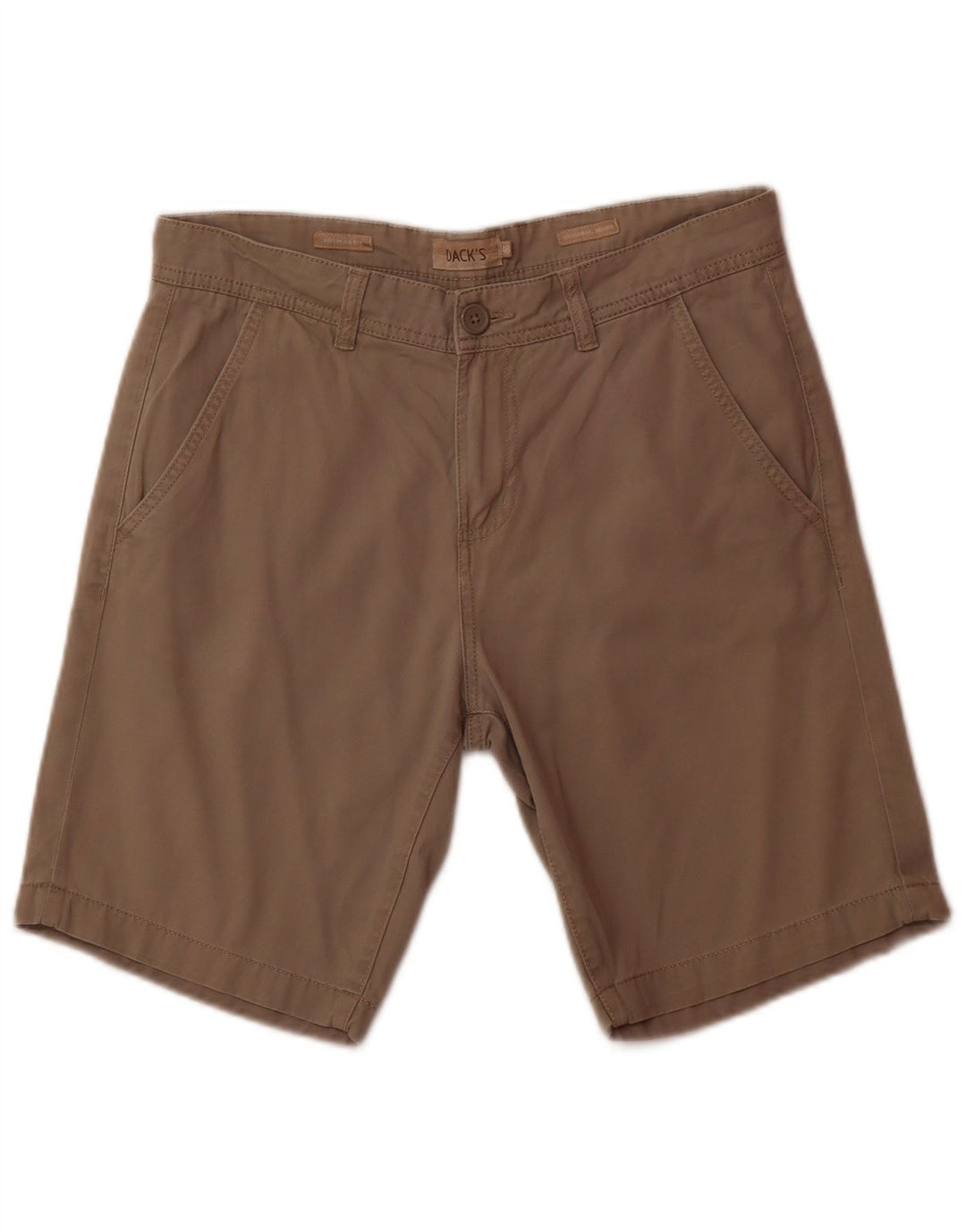 DACK'S Shorts Chino Masculino Regular Fit IT 46 Pequeno W32 Algodão Cinza