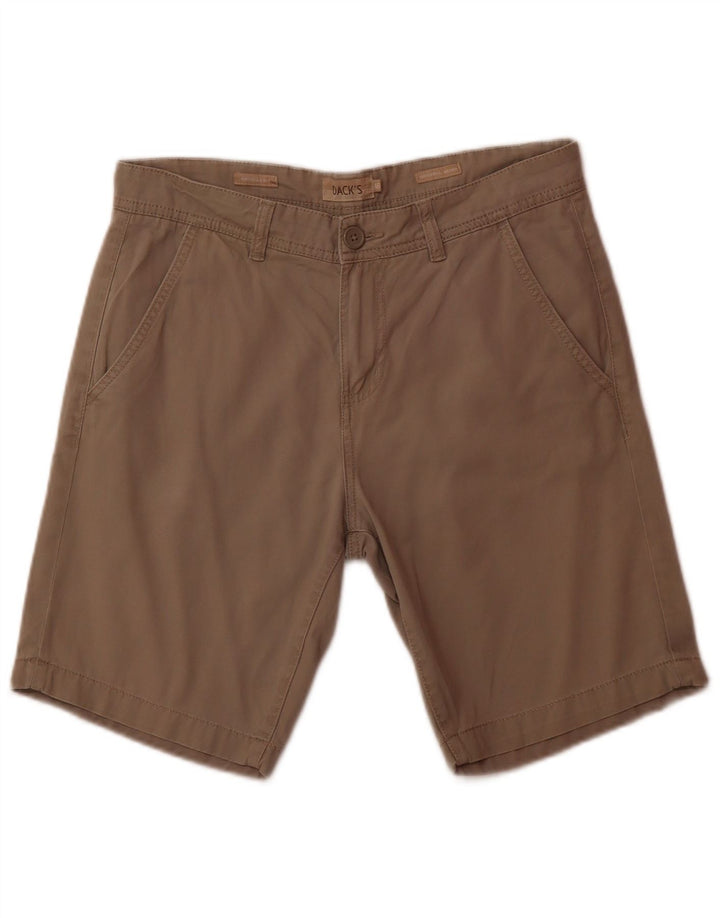DACK'S Shorts Chino Masculino Regular Fit IT 46 Pequeno W32 Algodão Cinza