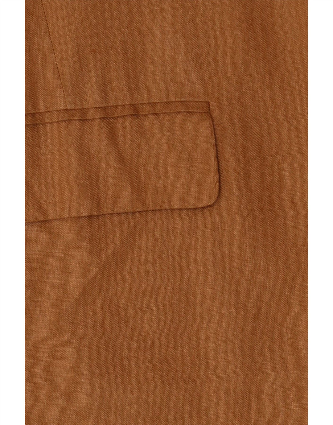 Jaqueta blazer feminina Max Mara com 1 botão Reino Unido 14 grande linho marrom