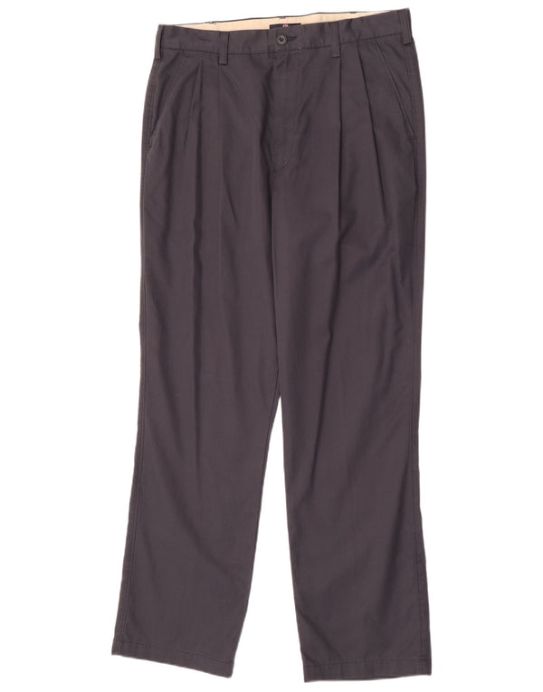 Calça chino masculina Marks & Spencer Blue Harbour Pegged W34 L31 Azul marinho