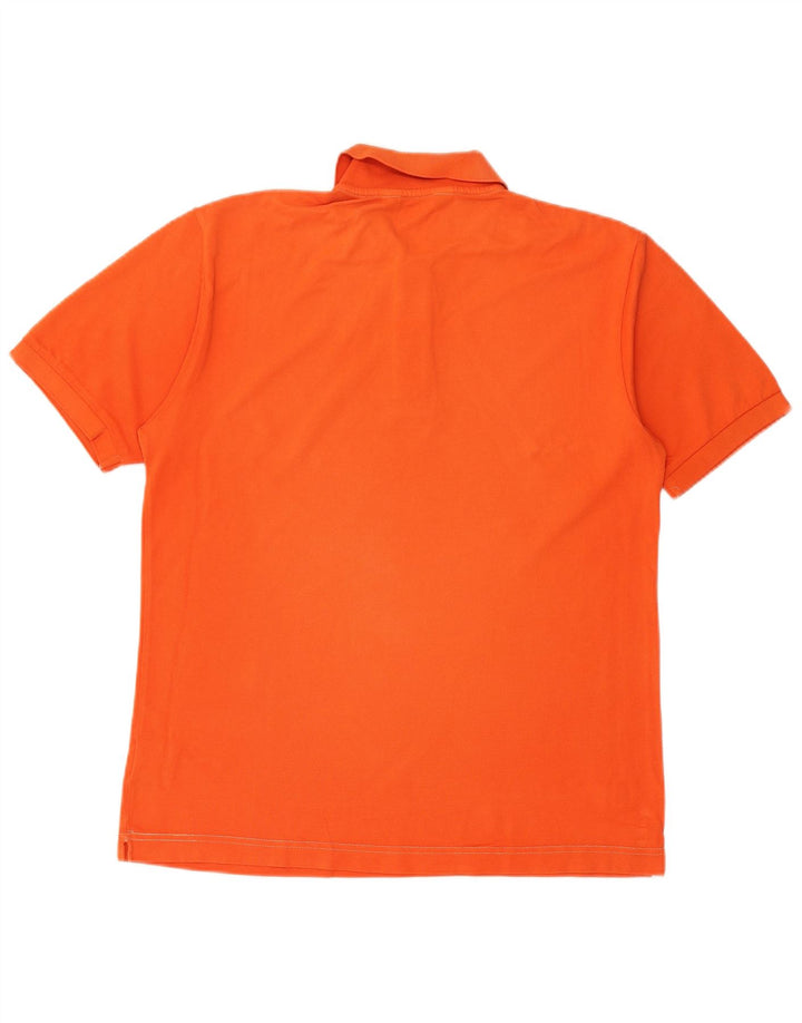 Camisa polo masculina Kappa grande algodão laranja
