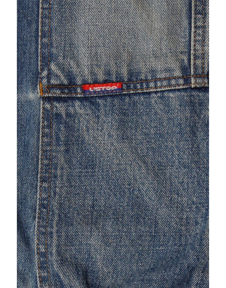 Jaqueta jeans masculina vintage UK 42 XL azul