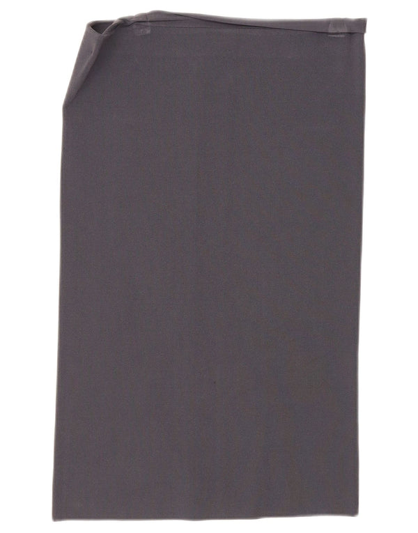 Calvin Klein Jeans feminino cintura alta saia reta XL W30 cinza viscose
