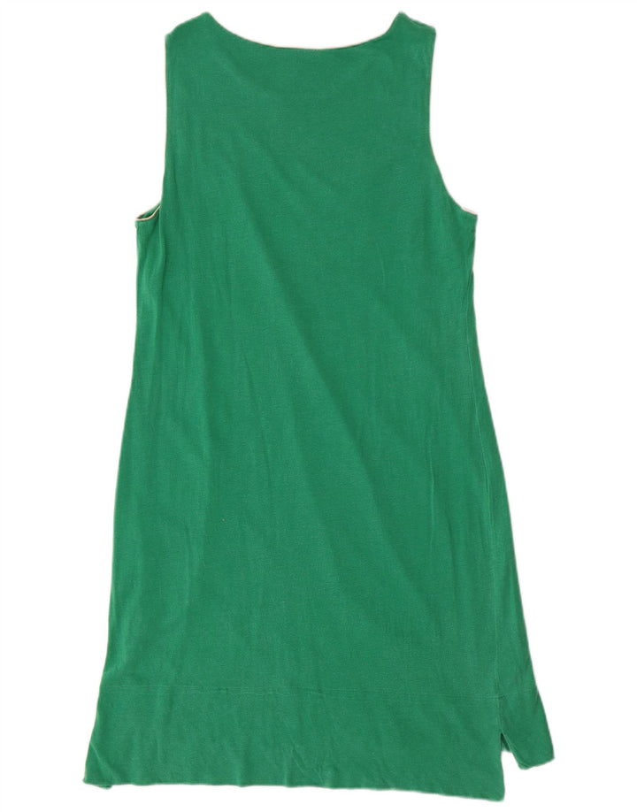Vestido camiseta feminino sem mangas MASSIMO DUTTI Reino Unido 12 verde médio